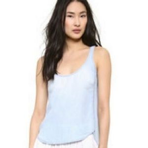 Anthropologie chambray tank top